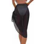 Damen eleganter beachy Sarong mit Binde-Detail R&B