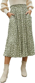 Damen Maxirock mit modischem Animal Print R&B