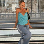 Damen Wickeltop R&B