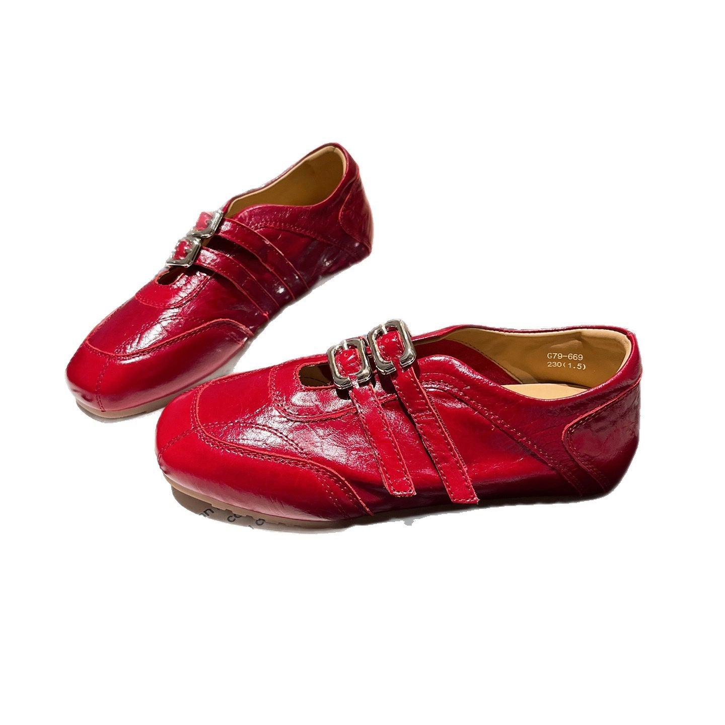 Damen modische und schicke Schnürschuhe mit Glanzdetails R&B