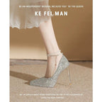 Damen Glitzernde High Heels