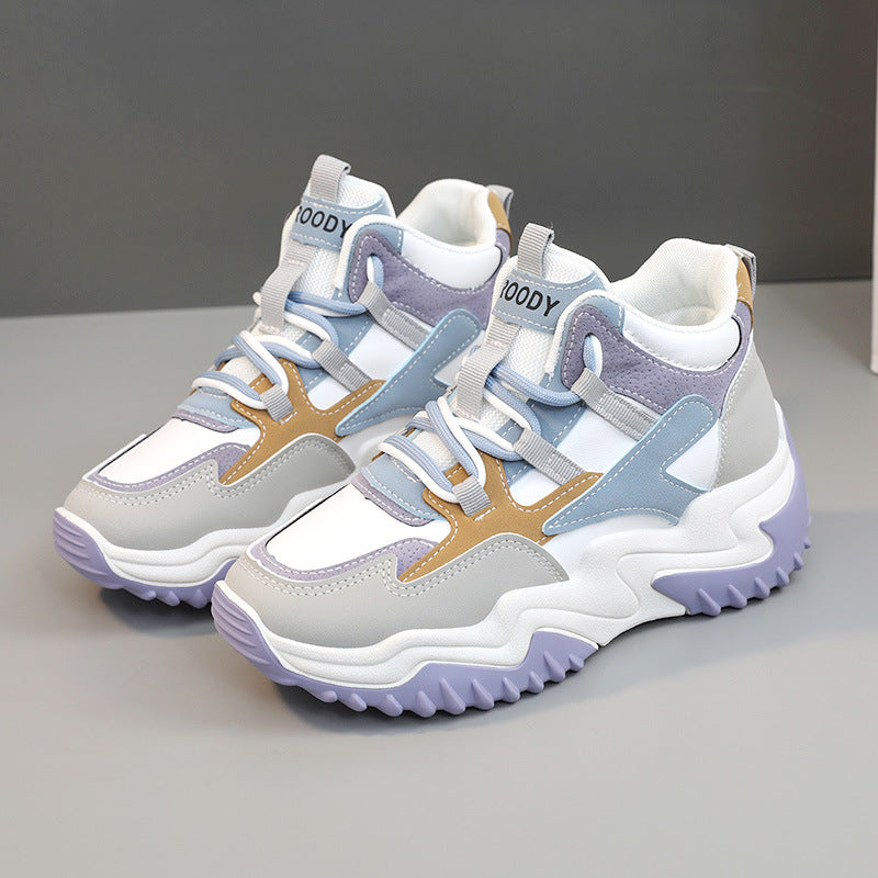 Damen Sportliche Chunky Sneakers mit dämpfender Sohle und atmungsaktivem Obermaterial R&B