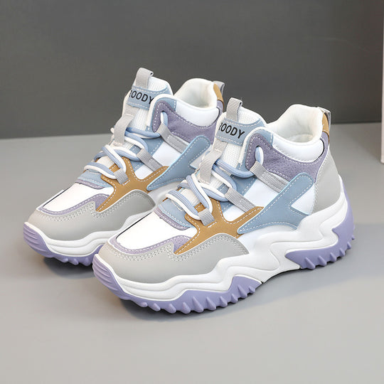 Damen Sportliche Chunky Sneakers mit dämpfender Sohle und atmungsaktivem Obermaterial R&B