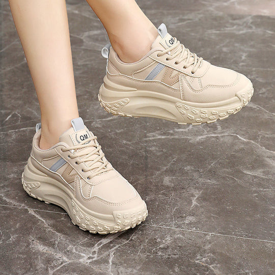 Damen Chunky Sneakers mit dämpfender Laufsohle und atmungsaktivem Obermaterial R&B