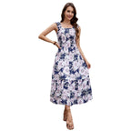 Damen Maxikleid mit floralen Mustern R&B