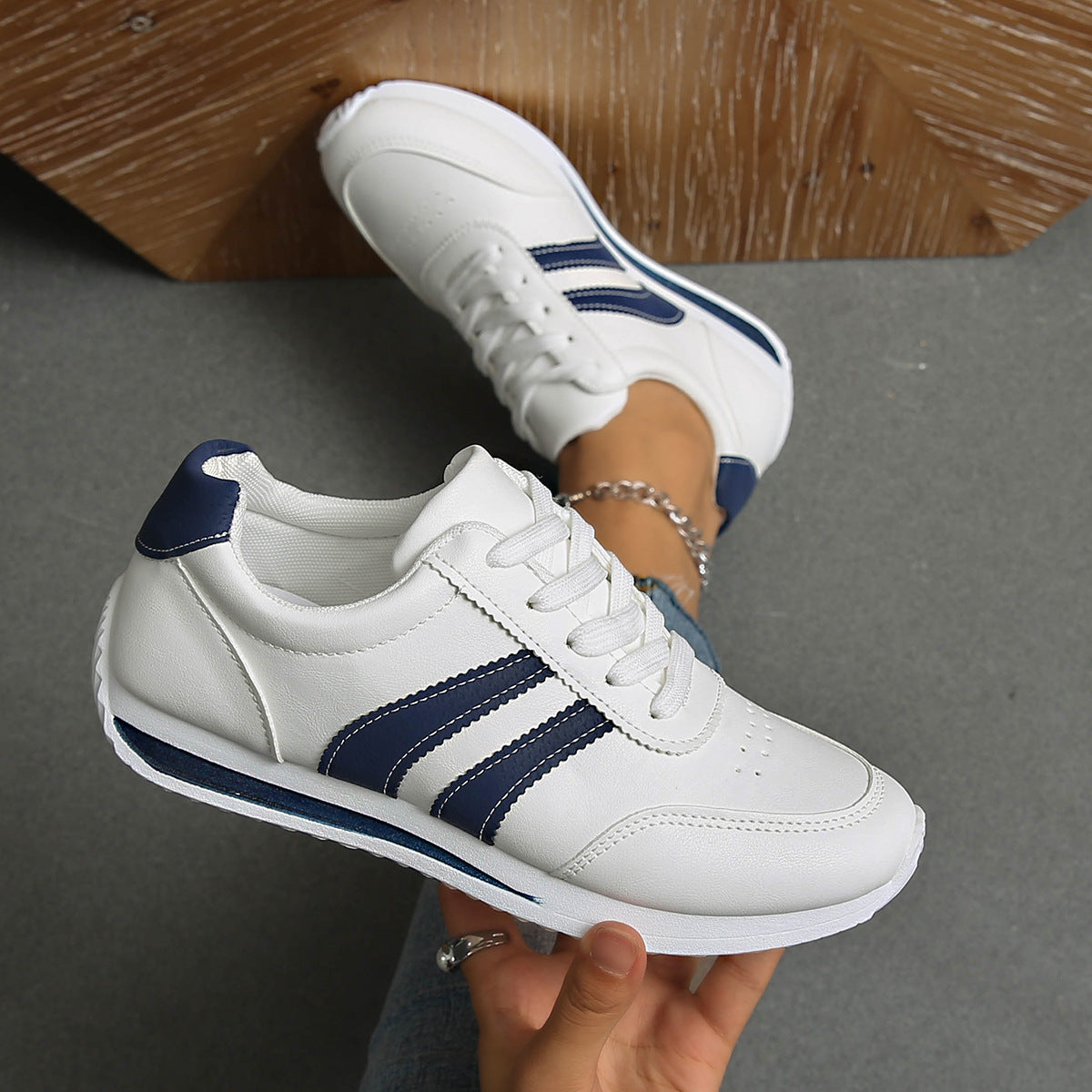 Damen Sportliche Freizeitsneaker mit atmungsaktivem Obermaterial R&B