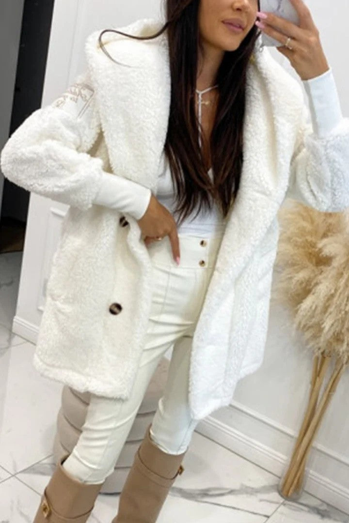 Damen Oversized Teddyjacke R&B