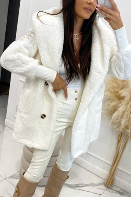 Damen Oversized Teddyjacke R&B