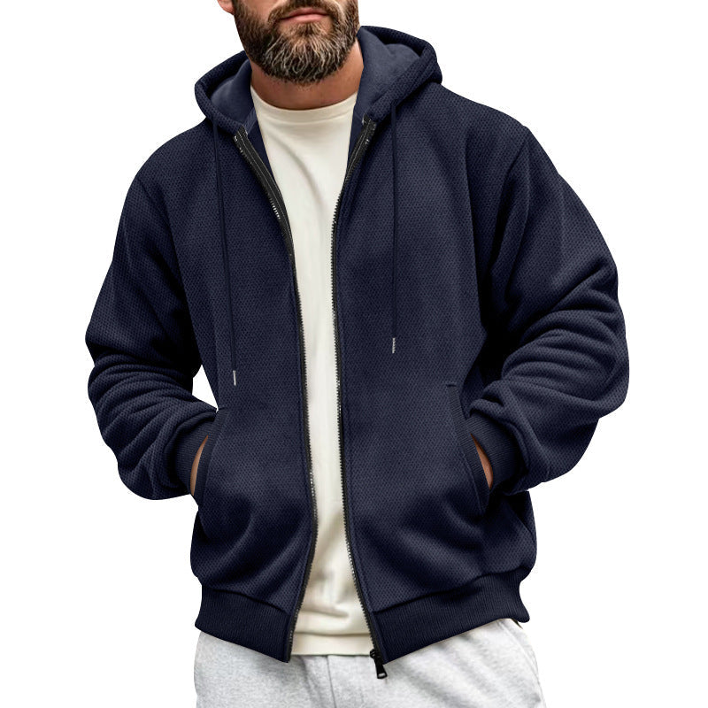 Herren Kapuzenpullover mit innovativem Material und praktischen Taschen R&B