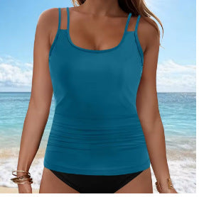 Damen Tankini-Oberteil mit modischem Rüschendesign R&B