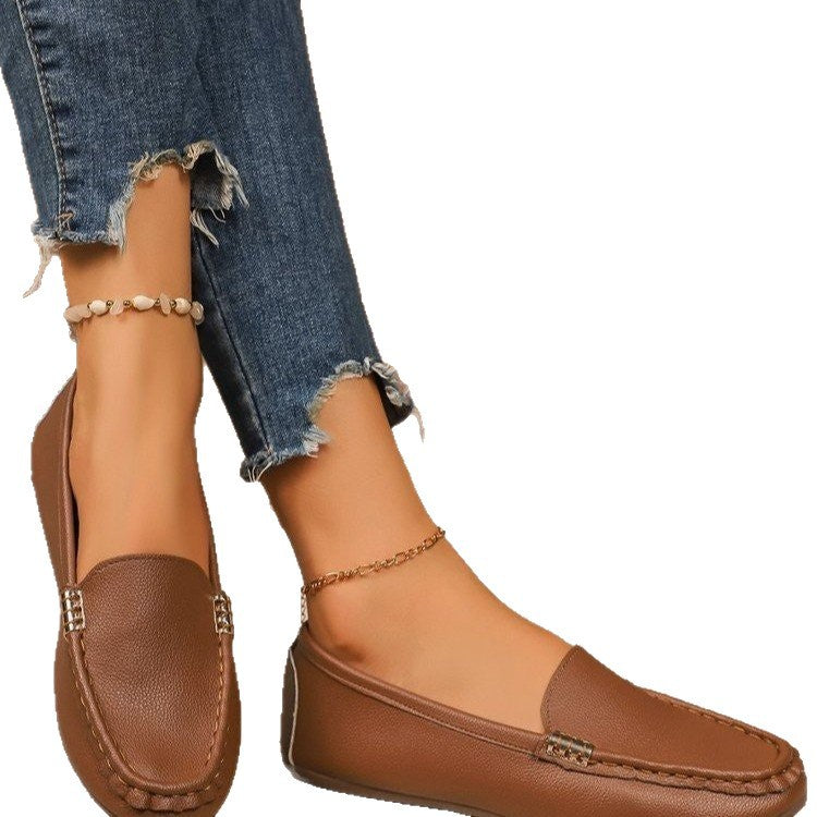 Damen Mokassins mit hochwertigem Obermaterial aus Leder und bequemer Innensohle R&B