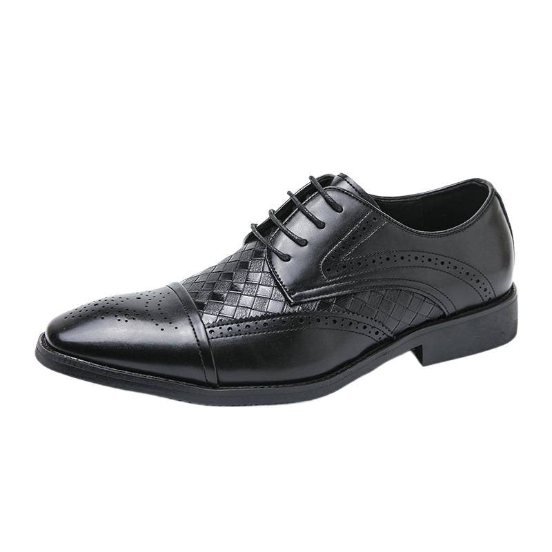 Damen Elegante Lederschuhe mit strukturiertem Obermaterial und klassischem Design R&B