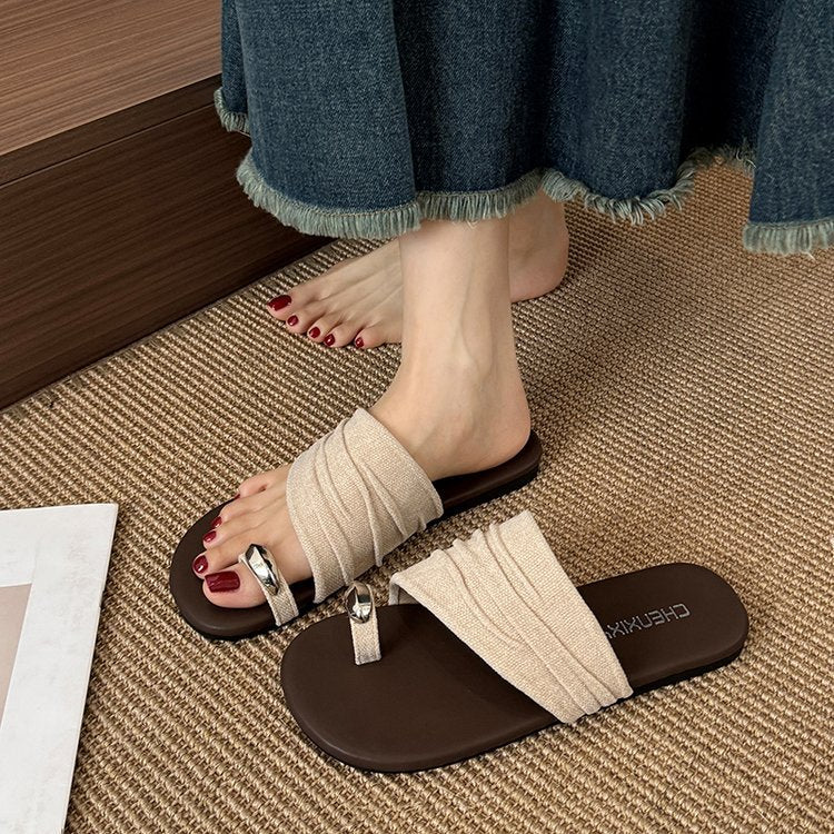 Damen Komfortable Sandalen mit geschmeidiger Riemenführung und modischem Design R&B