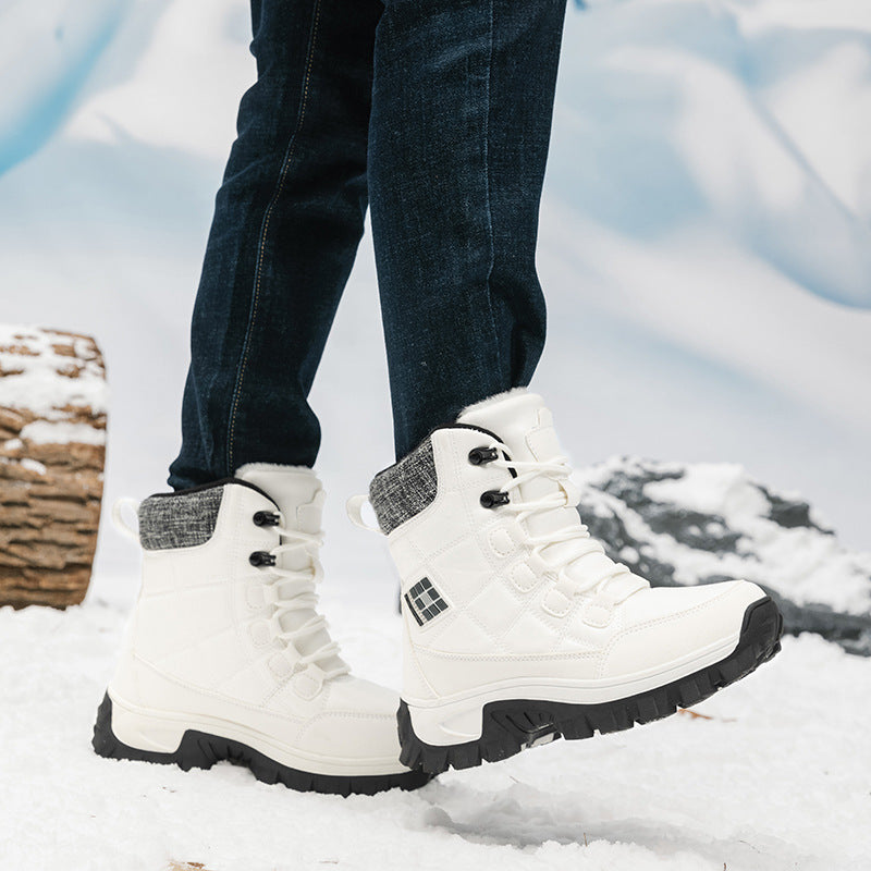 Damen Winterlicher Stiefel mit rutschfester Sohle und isolierendem Futter