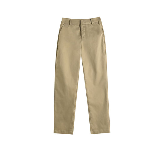 Damen elegante Chino Stoffhose