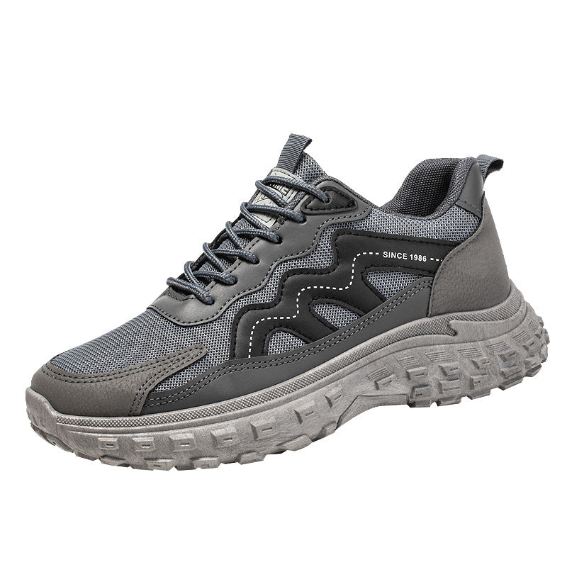 Damen Sportliche Trekking-Sneaker mit rutschfester Sohle und atmungsaktivem Mesh-Obermaterial R&B