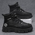 Damen Hohe und robuste Sneakers mit strapazierfähigem Obermaterial und rutschfester Sohle R&B