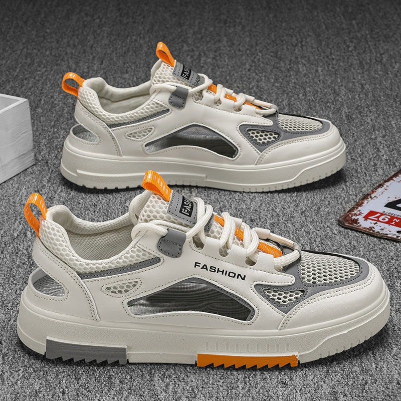 Damen Sportliche Sneaker mit atmungsaktiver Mesh-Oberfläche und rutschfester Sohle R&B