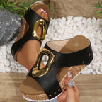 Damen Komfortable Clogs mit elegantem Schmuckdetail R&B