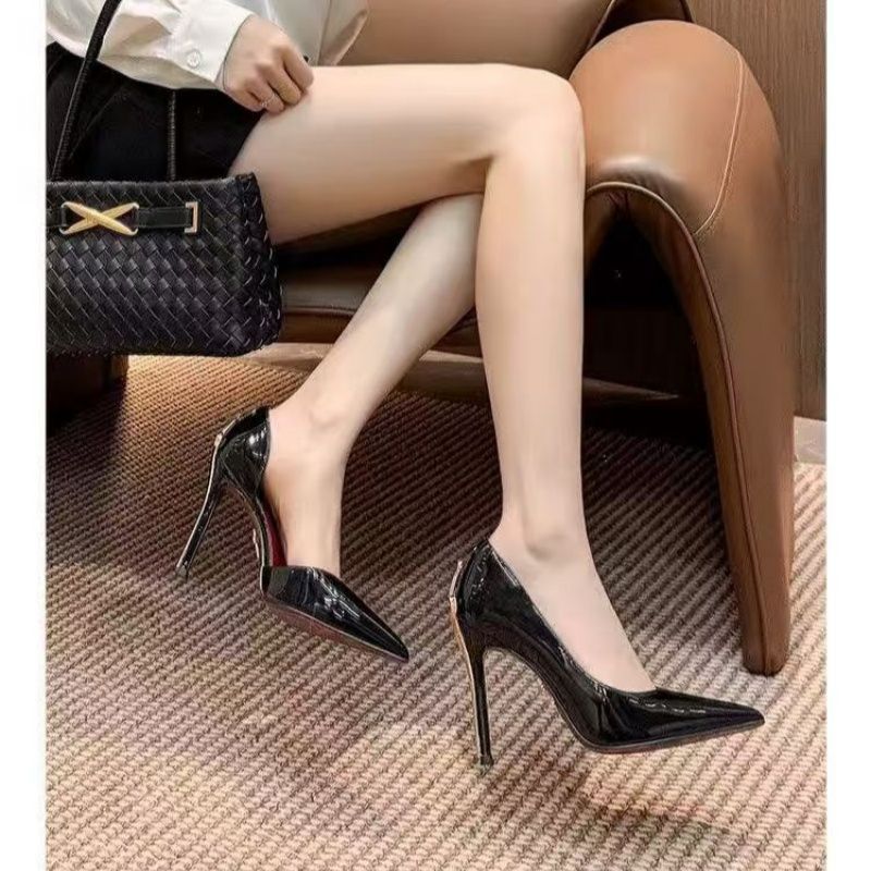 Damen spitze High Heel Pumps mit verstellbarem Riemen R&B