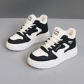 Damen Sportliche High-Top Sneakers mit weichem Fleece-Futter R&B