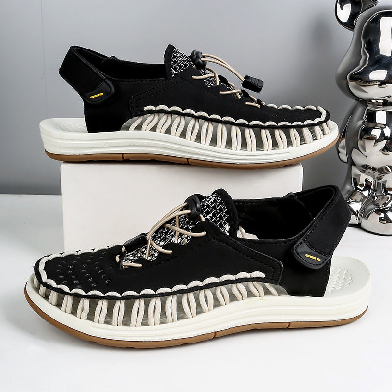 Damen Sportliche Freizeitsandalen mit elastischem Schnellschnürsystem R&B