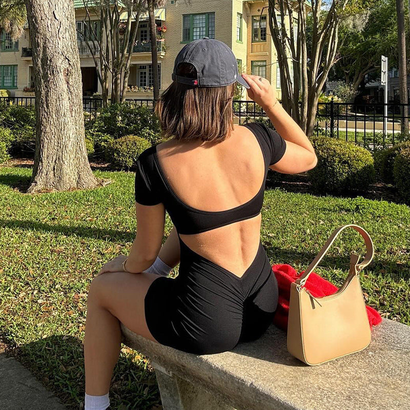 Damen Körperbetontes Jumpsuit R&B
