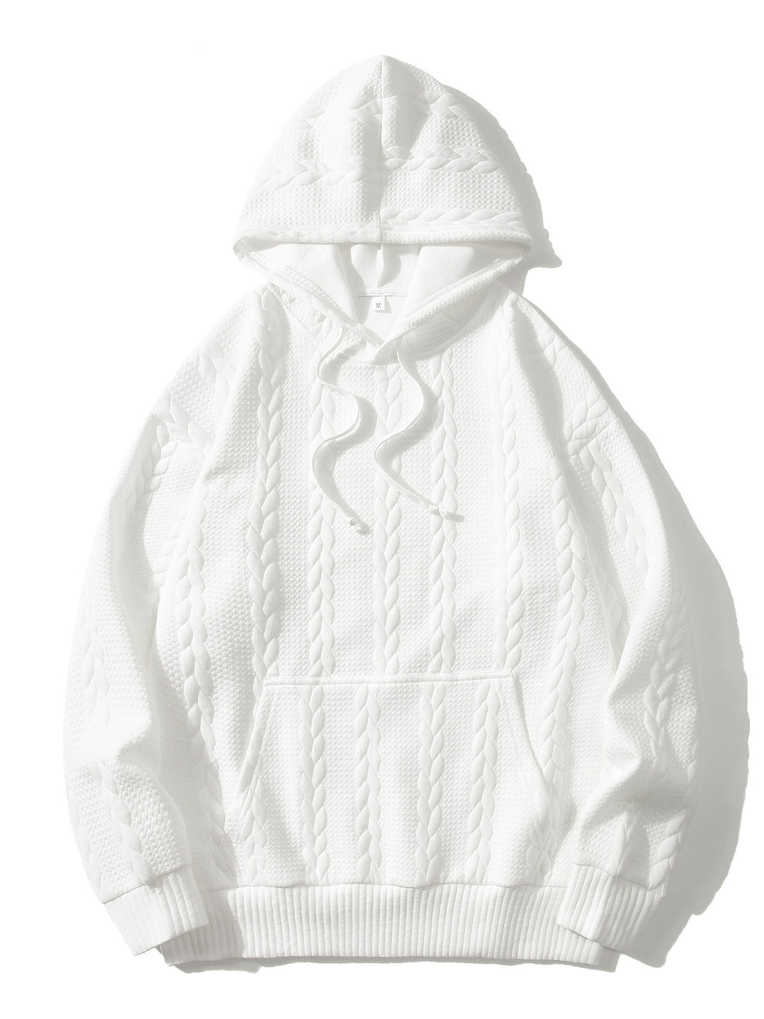 Herren Kapuzenpullover mit strukturiertem Muster R&B