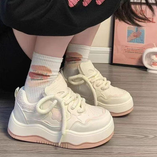 Damen Trendige Sneakers mit modischen Applikationen und gepolsterter Sohle R&B