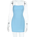 Damen figurbetontes Minikleid R&B