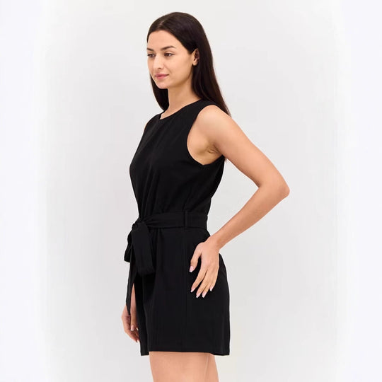 Damen Jumpsuit mit eleganter Taillierung und praktischen Taschen R&B