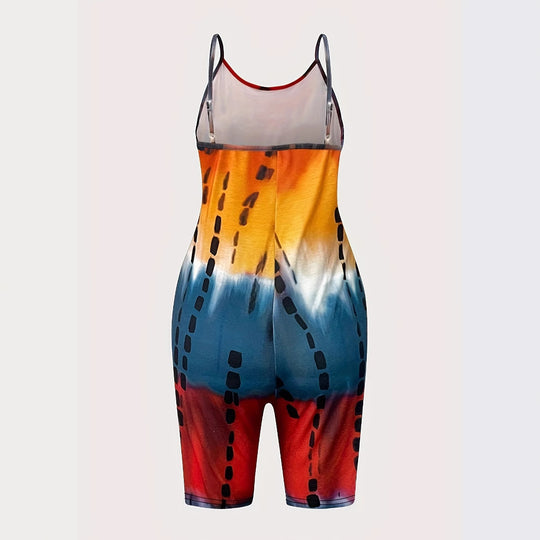 Damen Trendiger Jumpsuit mit lässigem Farbverlauf R&B