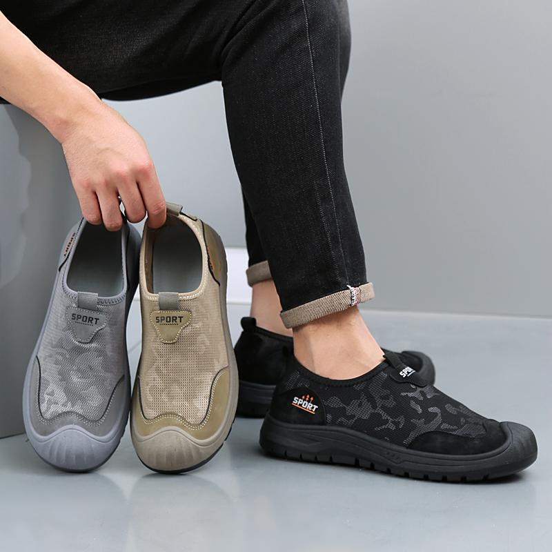 Damen Sportliche Freizeitschuhe mit atmungsaktiven Mesh-Einsätzen und rutschfester Sohle R&B