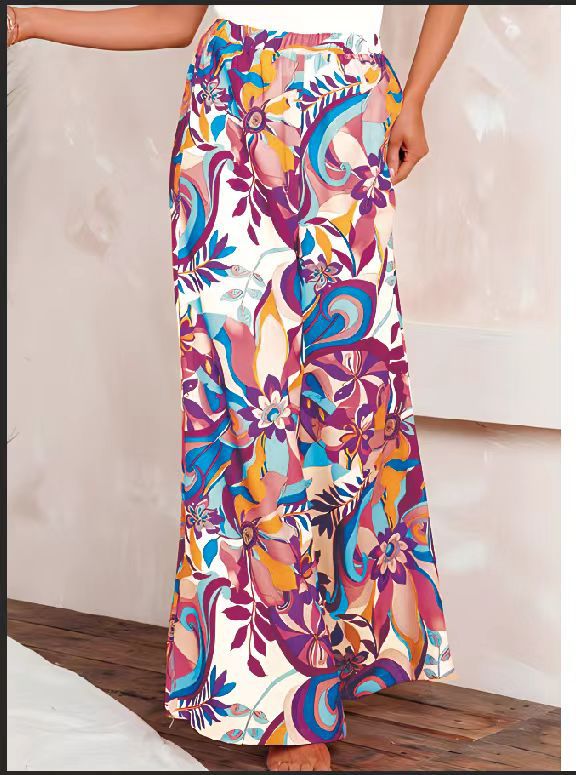 Damen Weite Culottes aus leichtem Stoff R&B