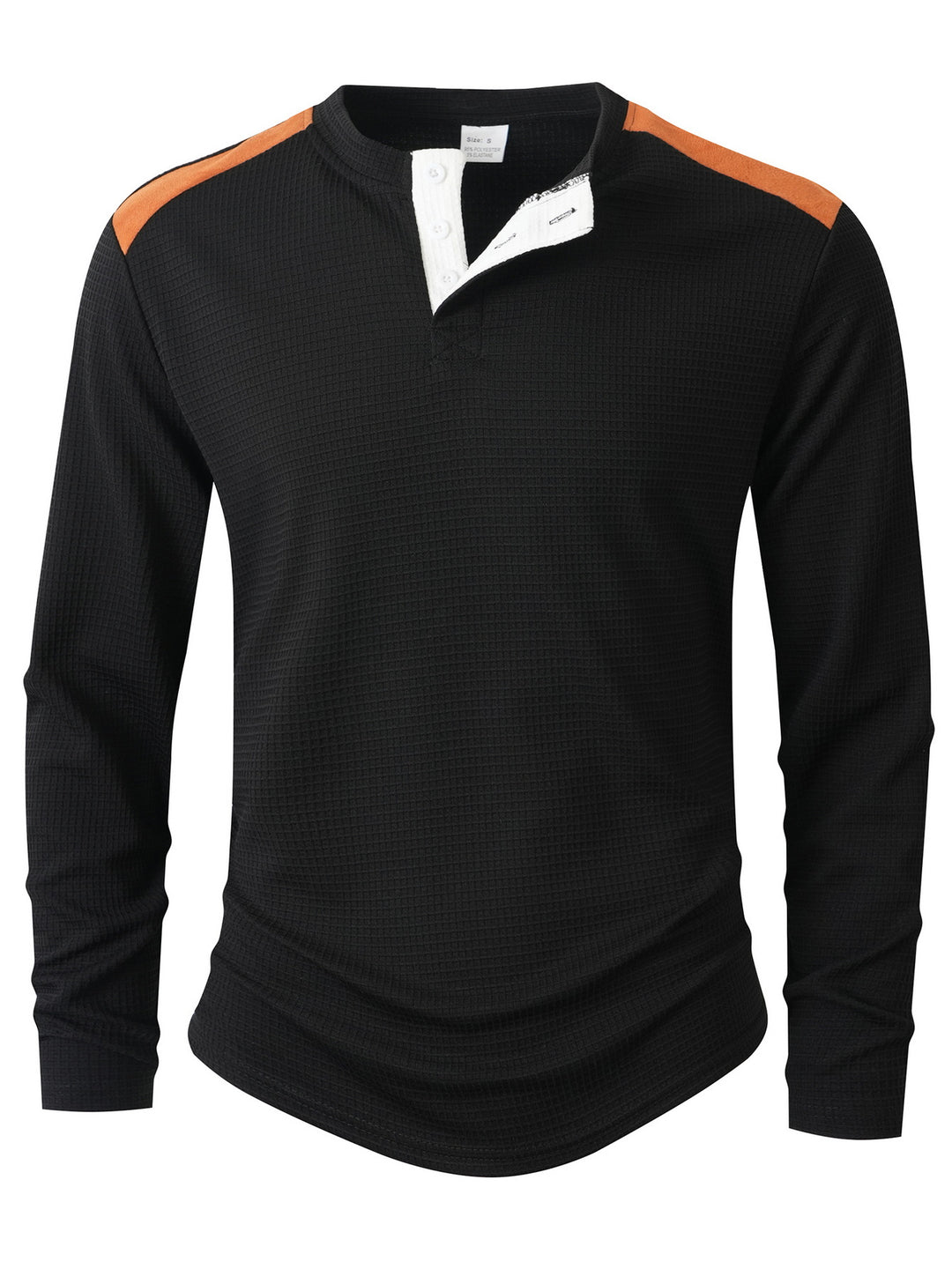 Herren Langarmshirt mit einzigartigem Strukturdesign R&B