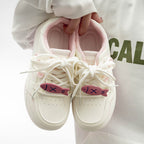 Damen Sneakers mit einzigartigem Fisch-Design und gepolstertem Komfort