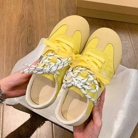 Damen Sneakers im sportlichen Retro-Stil mit atmungsaktiver Oberflächenstruktur R&B