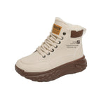 Damen Winterliche Schnürboots mit kuscheligem Innenfutter und rutschfester Sohle R&B