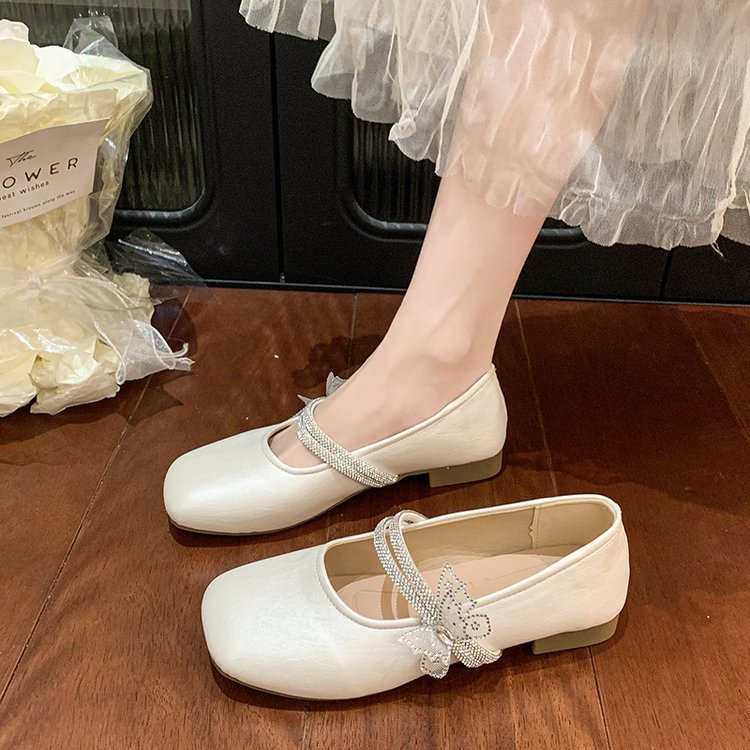 Damen Ballerina Schuhe mit dekorativen Schmuckdetails R&B