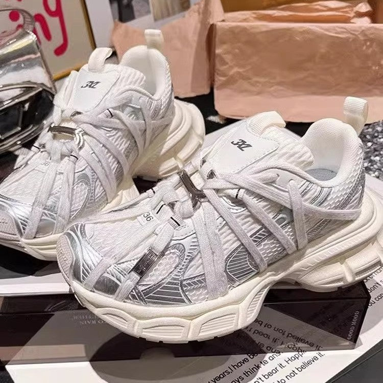 Damen Sportliche Sneakers mit innovativem Schnellschnürsystem und atmungsaktivem Obermaterial R&B