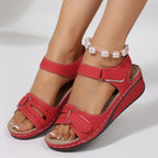 Damen Komfortable Sandalen mit verstellbarem Riemen und atmungsaktiver Sohle