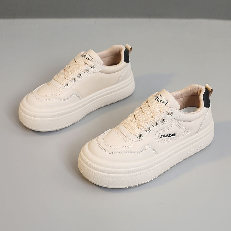 Damen modische Plateau Sneakers mit atmungsaktivem Obermaterial und dämpfendem Fußbett R&B