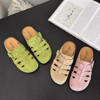 Damen Clogs mit modischem Riemendesign und weichem Innenfutter R&B