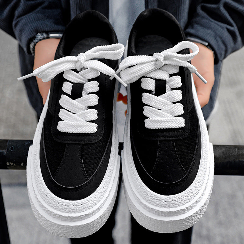 Damen modische Sneaker mit dicker Sohle und atmungsaktivem Obermaterial R&B