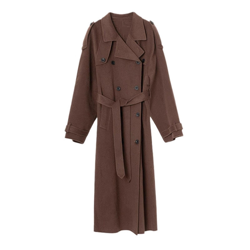 Damen oversized Wollmantel R&B