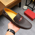 Herren Mokassin aus hochwertigem Leder mit eleganter Ziernaht R&B