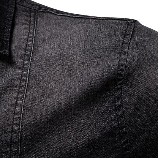 Herren Jeanshemd