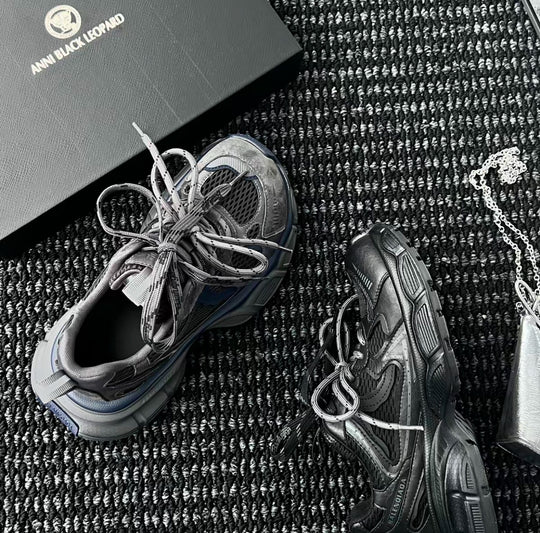 Damen Sportliche Sneakers mit robustem Sohlenprofil und atmungsaktivem Obermaterial R&B