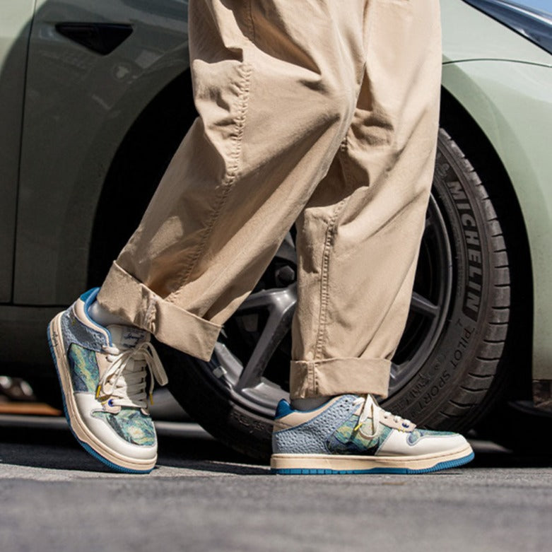 R&B | Gogh Starry Night Inspirierte Sneakers