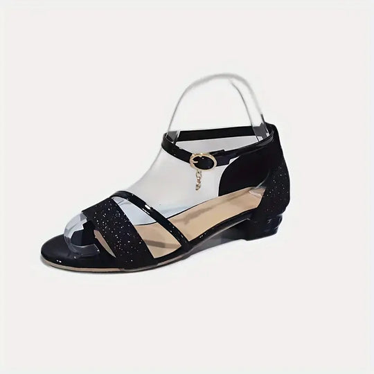 Damen Glitzernde Absatzsandalen R&B